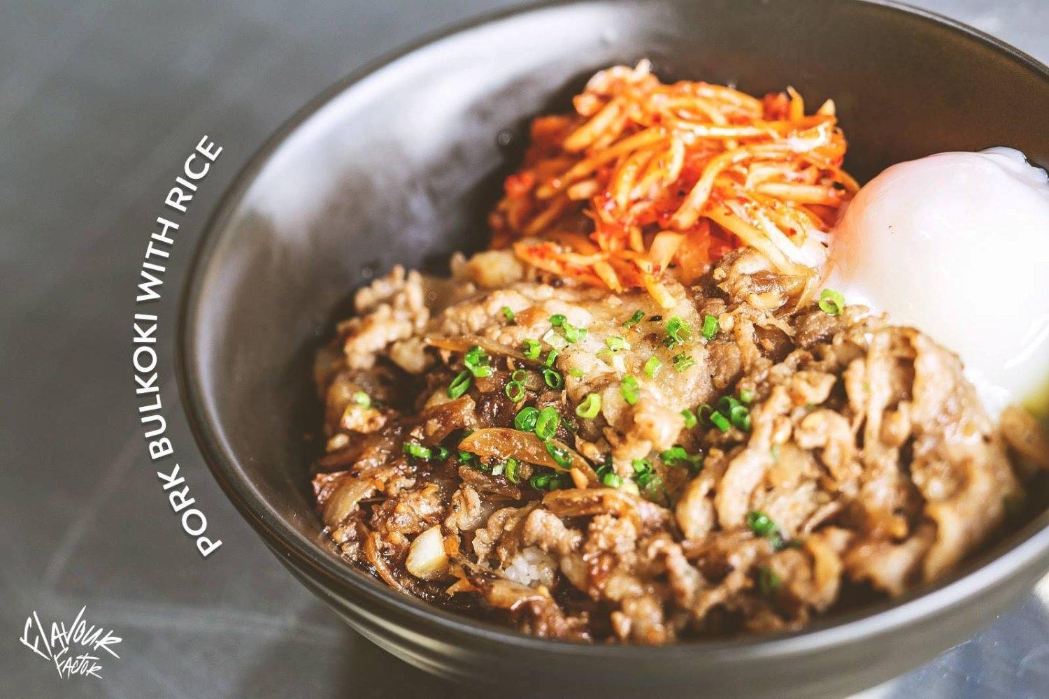 Pork bulgogi with rice Flavour Factor