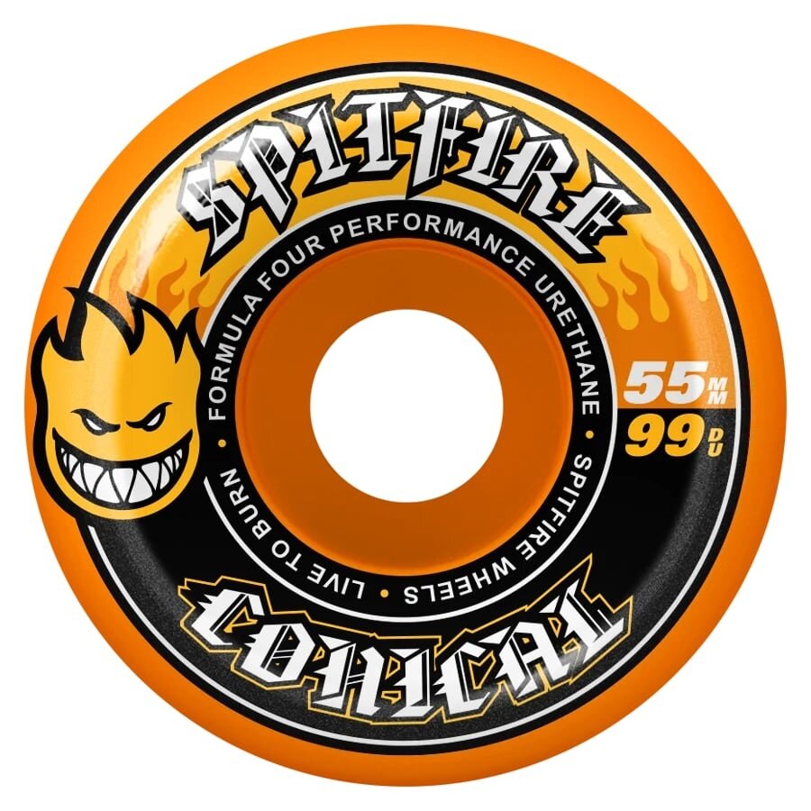 SPITFIRE LIVE TO BURN ウィール 52mm ベアリング SPITFIRE 52mm, 55mm : F4 99 TABLET NATURAL 52mm, 55mm - StreetBOX